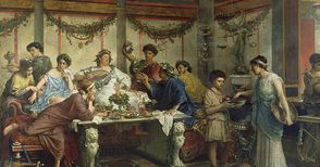 Блюда от щъркелово месо и петльови гребени украсявали римските трапези