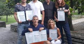 Национален медал в плуването за областната полиция