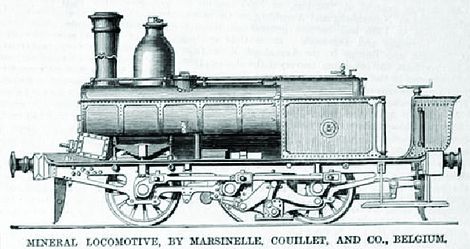 Белгийски локомотив тип „Couillet“, 1867 г.