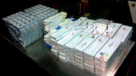 Русенски митничари и гранични полицаи заловиха 6 000 кутии нелегални цигари за денонощие