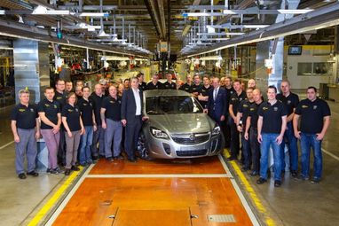 Дебют в завода на Opel в Рюселсхайм: Първата Insignia за Holden