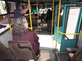 Пътниците в автобуса изживяха шок.           Снимка: Арена медиа