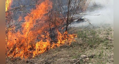 Дванадесет области в страната застрашени от пожари