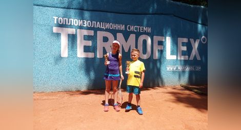 Русе с две призови места на регионално по тенис за деца