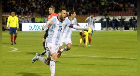 Лео Меси прати Аржентина на световно първенство