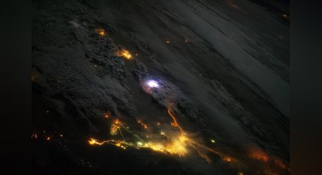 Как изглеждат светкавиците от Космоса