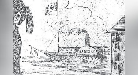 Преглед на печата отпреди 151 години: „Радецки“ вади от строя в нощен сблъсък турски кораб