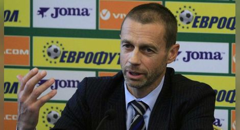 Президентът на УЕФА: Българският футболен съюз си върши добре работата
