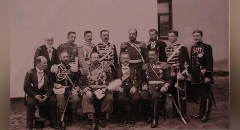 Фердинанд и членовете на извънредната БГ делегация в Москва,1896 г.
