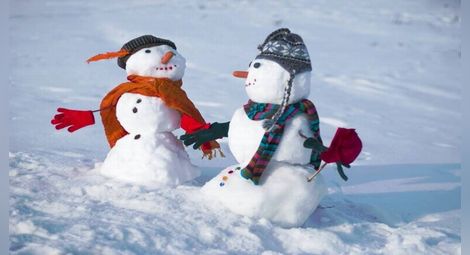 Фестивал на снежните човеци провокира детската фантазия