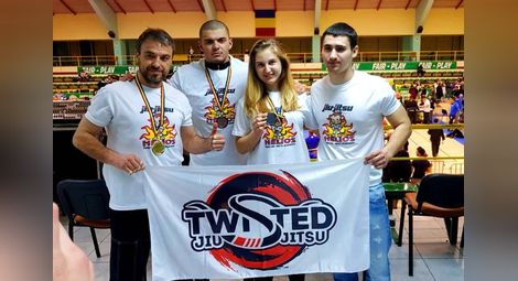 Три медала за „Хелиос“ от румънски турнир по джу-джицу
