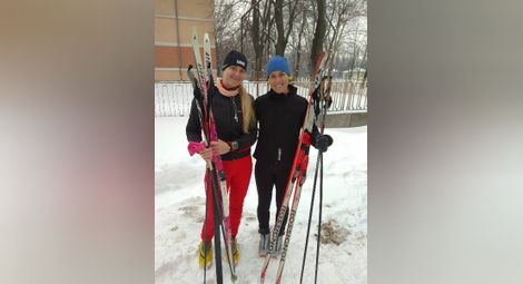 Гребците на Недев подкараха ски в парка