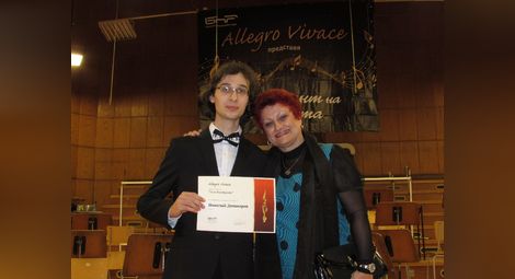 Пианистът Николай Димитров с нов престижен национален приз