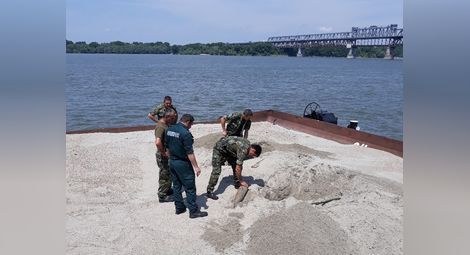Сапьори от Велико Търново взривиха най-големите намирани в Дунав снаряди
