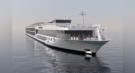 Така ще изглежда новият кораб „Адора“, който се строи в холандска корабостроителница.