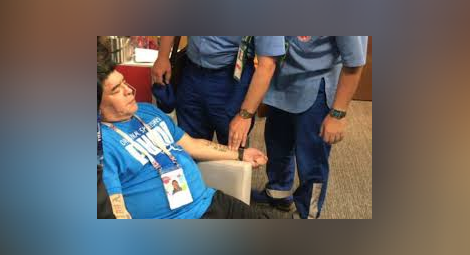 Приеха Марадона в болница след драматичния мач на Аржентина