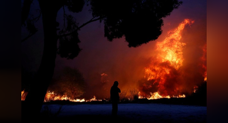 Огненият ад в Гърция взе десетки жертви