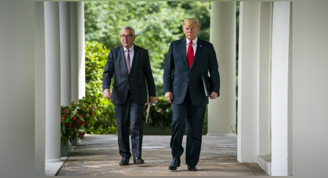 Тръмп и Юнкер прекратиха търговския конфликт между САЩ и ЕС