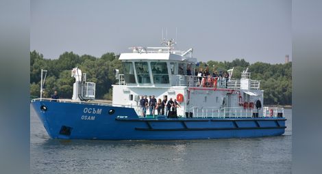 Новият кораб „Осъм“ попълни флота на дунавската агенция