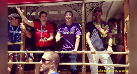 Марк Зукърбърг оглави гей парада в Сан Франциско