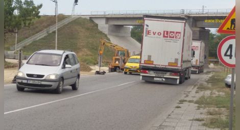 Спират ремонта на  тапата при Дунав мост