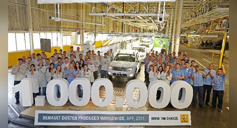 Само 4 години след старта Duster празнува автомобил № 1 000 000