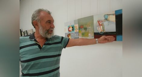 Кънчо Кънев продължава своите  „Диалози“ с рисуване пред публика