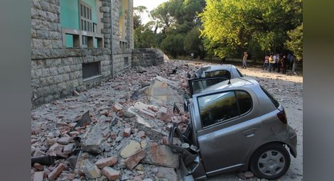 340 вторични труса след земетресенията в Албания