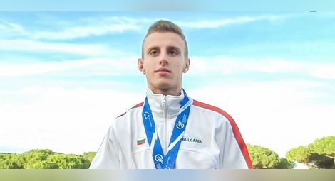 Християн Стоянов с приза Спортен талант 2019