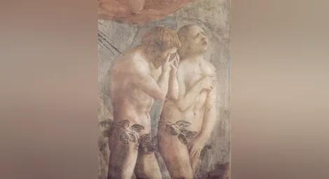 „Изгонването на Адам и Ева от рая“, фреска, Санта Мария дел Кармине, Флоренция