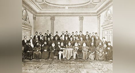 Участниците в Първия български църковно-народен събор от 23 февруари до 24 юли 1871 година в Цариград.