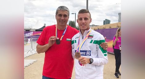 Световният номер 1 в атлетиката Хрис Стоянов с награда от „Енчо Керязов“