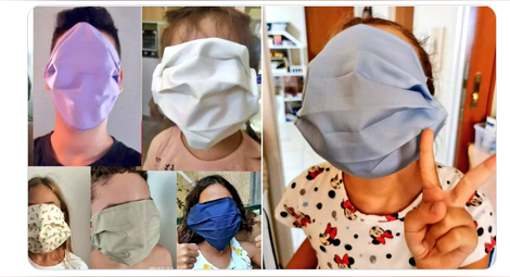 Заради грешка в размера: Учениците в Гърция получиха огромни предпазни маски