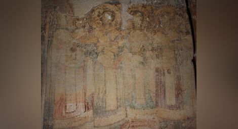 „Събор на архангелите“ - фреска в Ивановския манастир от времето на св. Йоаким.