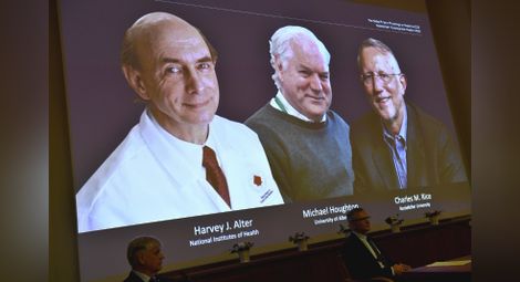 Нобелова награда за откривателите на вируса на хепатит С