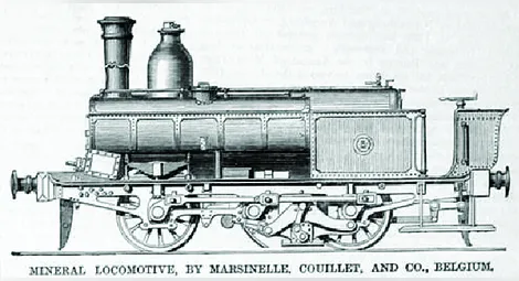 Белгийски локомотив тип „Couillet“, 1867 г.