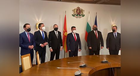 Започна срещата между Бойко Борисов и Зоран Заев в София