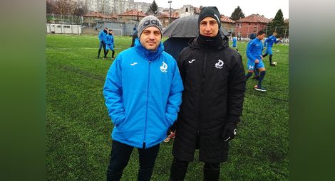Треньорският тандем Ивайло Кирилов-Мартин Цирков се надява, че отборът ще израсне през пролетта. Снимки: Георги ХРИСТОВ