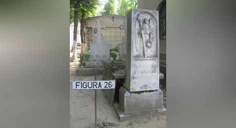 Парцел 26, където е бил гробът на Раковски в Шербан вода.