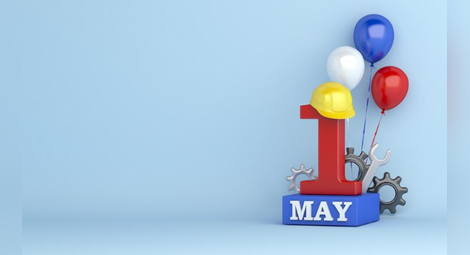 1 май е - Денят на труда и на международната работническа солидарност