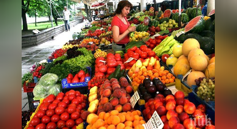 Ръст на вноса на пресни плодове, засаждат се все по-малко зеленчуци