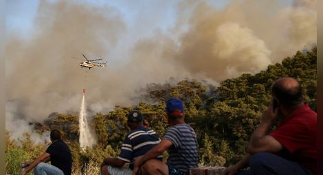 Евакуация заради горски пожар в Бодрум, чуждестранни лидери предлагат помощ на Турция