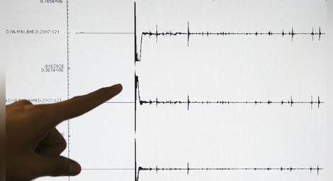 Слабо земетресение беше регистрирано в София