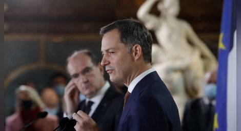 Белгийският премиер осъди насилието на Covid протест в Брюксел