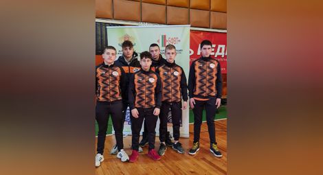 Кадетите на ТСК – Русе със злато от Държавното отборно първенство в Хасково