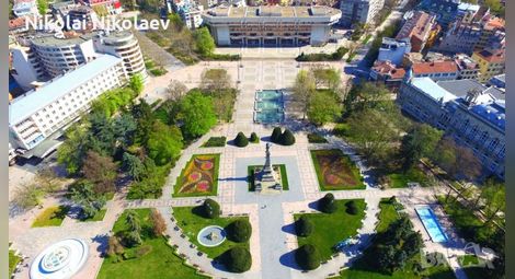 Заснемат Русе с безпилотна летателна техника