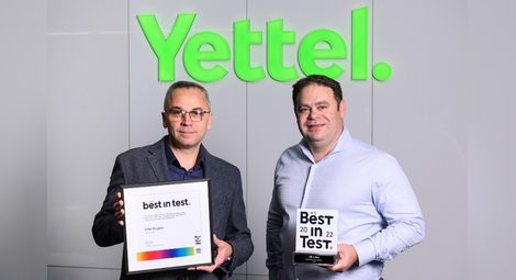 Мрежата на Yettel спечели пети пореден сертификат Best in Test