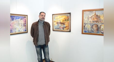 Владимир Цоневски подреди 36-а  своя изложба на „Борисова“ 6