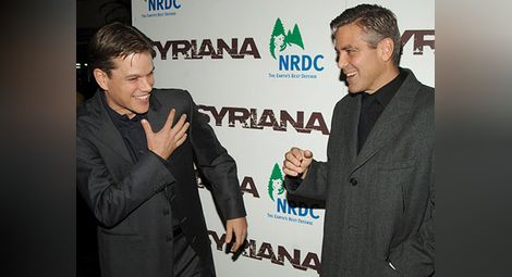 Клуни поканил Мат Деймън за кум