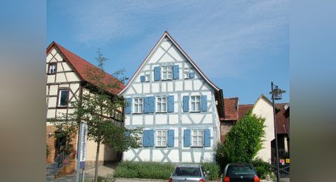 Къщата-музей на Леви Щраус в Бутенхайм, Северна Бавария. Снимки: Уикипедия